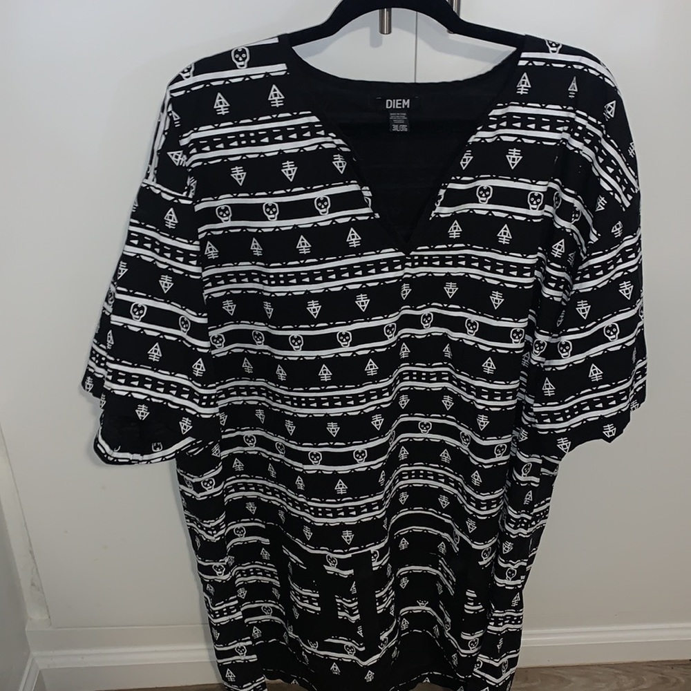 Diem Dashiki Style Shirt View 3